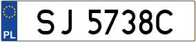 Truck License Plate